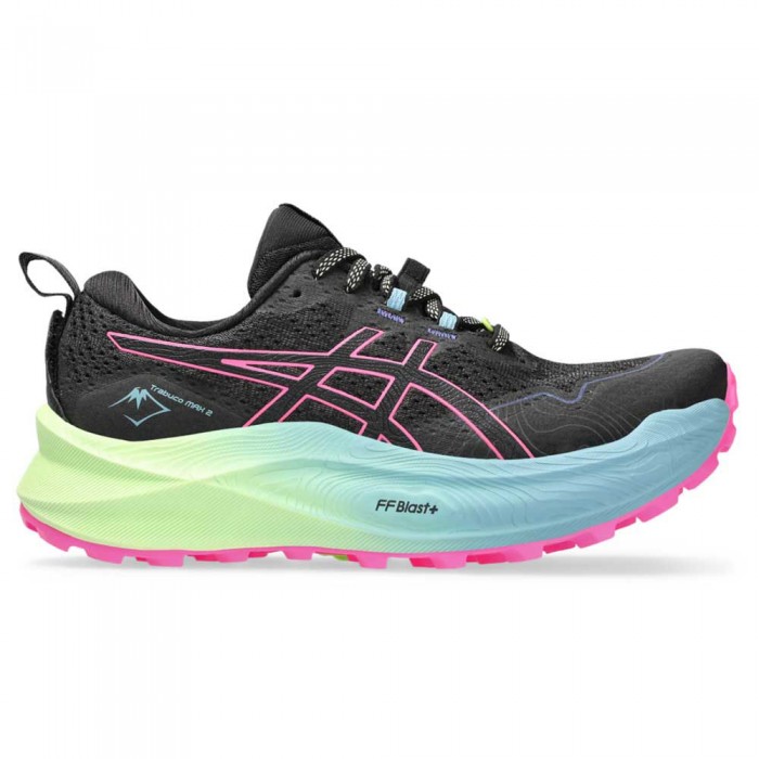 [해외]아식스 Trabuco Max 2 Trail Running Shoes 6140030901 Black / Hot Pink