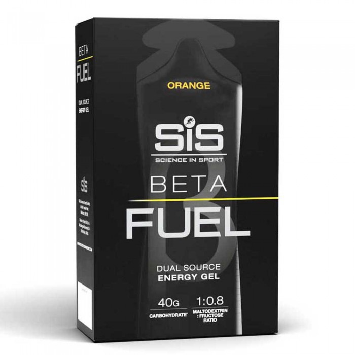 [해외]SIS Beta Fuel 60ml Orange Energy Gels Box 6 Units 14138909207 Black