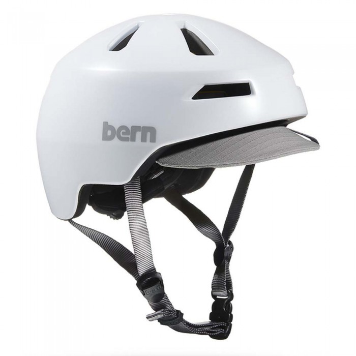[해외]BERN 헬멧 Brentwood 2.0 MIPS 1139766098 Satin White