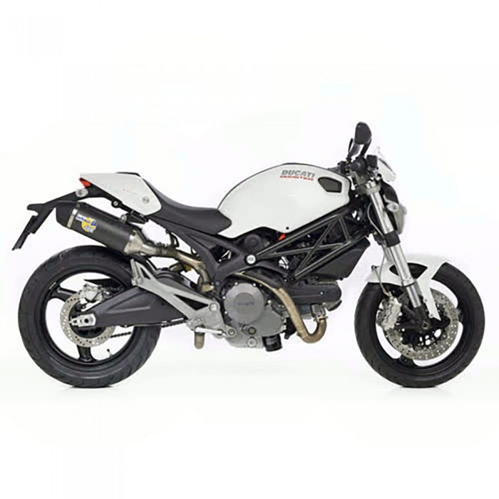 [해외]LEOVINCE SBK LV One 2 II Ducati 796 Monster 796Ie Ref:8282 인증된 카본 슬립온 머플러 9139804910 Black