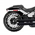 [해외]BASSANI XHAUST Pro Street Turn Out Harley Davidson Ref:1S34DB 비인증된 완전 배기 시스템 9140049191 Black