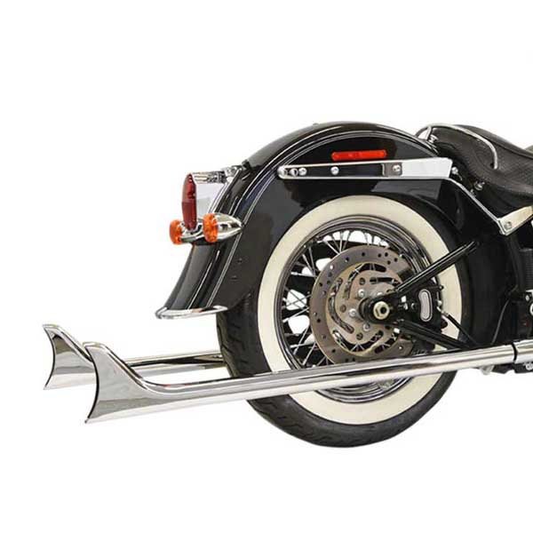 [해외]BASSANI XHAUST Slip-On True Dual Harley Davidson Ref:1S26E-39 전체 라인 시스템 9140049327 Chorme