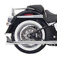 [해외]BASSANI XHAUST 풀 라인 시스템 True Duals 30´´ 2-1/4´´ Harley Davidson Fishtail Ref:1S46E-30 9140049348