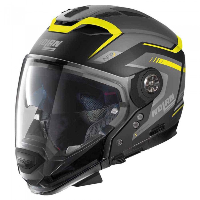 [해외]놀란 N70-2 Gt 06 Switchback 컨버터블 헬멧 9139961997 Flat Black / Grey / Yellow
