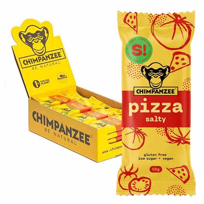 [해외]CHIMPANZEE 에너지 바 Vegan/Free Gluten 50g Pizza 20 단위 4139955321 Multicolor