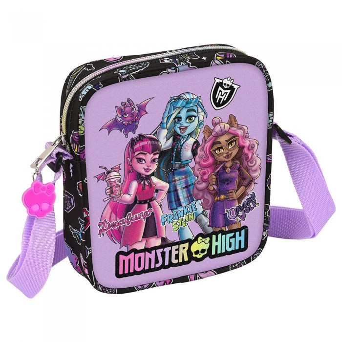 [해외]SAFTA 크로스바디 Monster High ´´Creep´´ 미니 15139812545 Multicolor