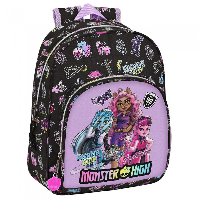 [해외]SAFTA 작은 Monster High ´´Creep´´ 34 센티미터 배낭 15139812549 Multicolor