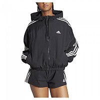 [해외]아디다스 Essentials 3 Stripes Woven Windbreaker 자켓 139926681 Black / White