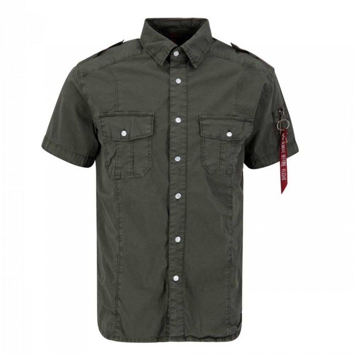 [해외]알파 인더스트리 Basic 셔츠Slim S 반팔 V넥 티셔츠 139303854 Greyblack