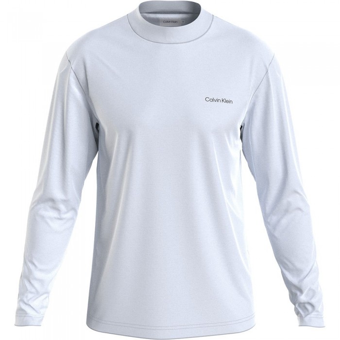 [해외]캘빈클라인 Micro 로고 긴팔 하이넥 티셔츠 139814520 White