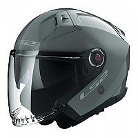 [해외]LS2 OF603 Infinity II Solid Nardo 오픈 페이스 헬멧 9139368615 Grey