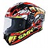 [해외]SMK Stellar 터보 풀페이스 헬멧 9139696740 Glossy Black / Red / Yellow