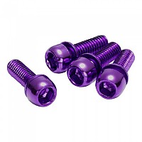 [해외]REVERSE COMPONENTS 디스크 브레이크 나사 4 단위 1139950302 Purple