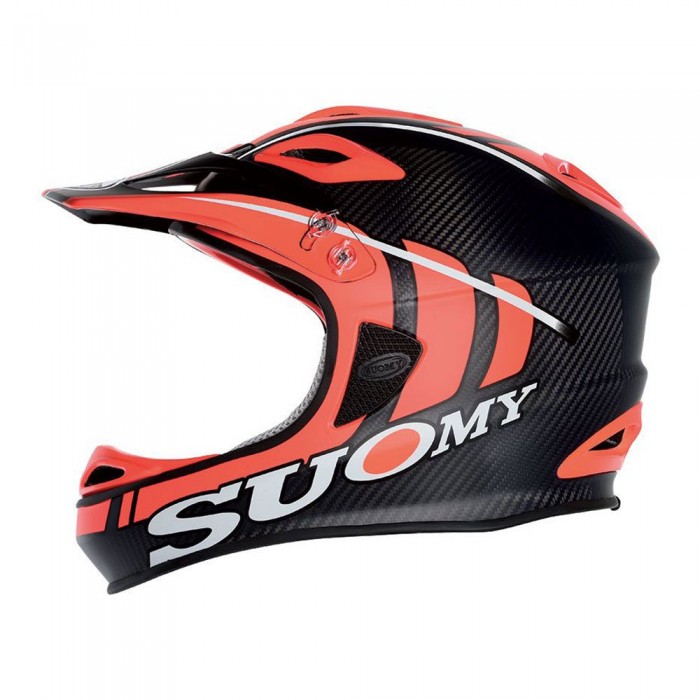 [해외]수오미 Jumper Carbon 다운힐 헬멧 1140008334 Fluo Orange
