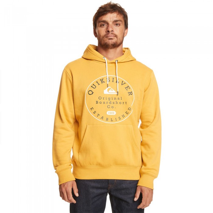 [해외]퀵실버 Circle Trim Hood 후드티 139991591 Mustard