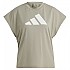 [해외]아디다스 Icons Regular Fit 로고 반팔 티셔츠 7139924869 Silpeb / White