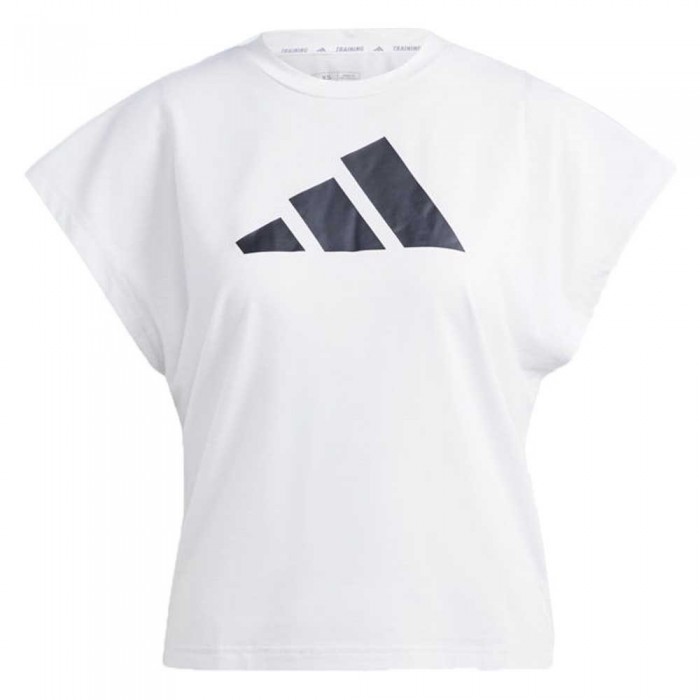 [해외]아디다스 Icons Regular Fit 로고 반팔 티셔츠 7139924870 White / Black