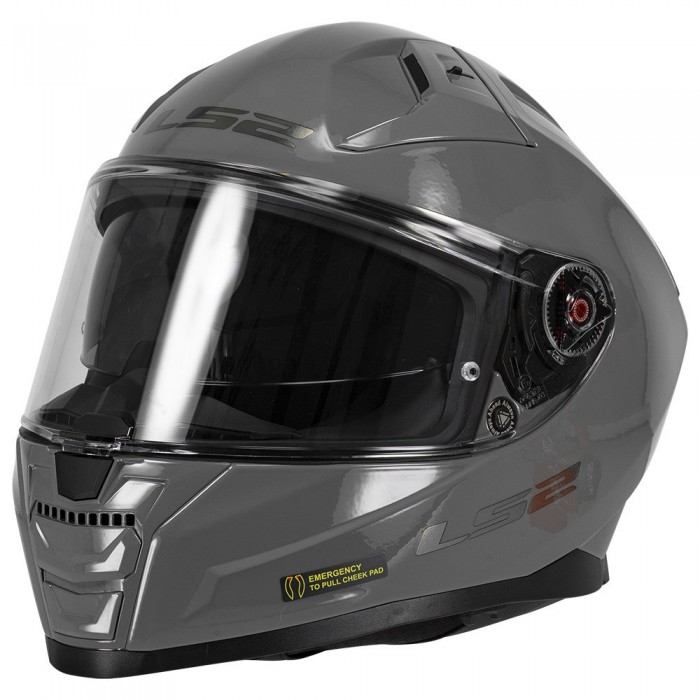 [해외]LS2 FF811 Vector II Solid 풀페이스 헬멧 9140089289 Nardo Grey