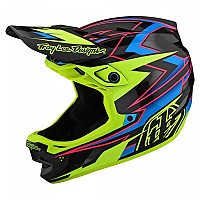 [해외]트로이리디자인 D4 Carbon 다운힐 헬멧 1140099935 Volt Black / Fluo Yellow