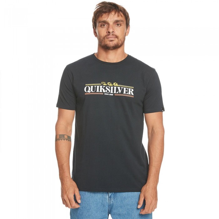 [해외]퀵실버 Gradient 라인 Ss 반팔 티셔츠 139991669 Black