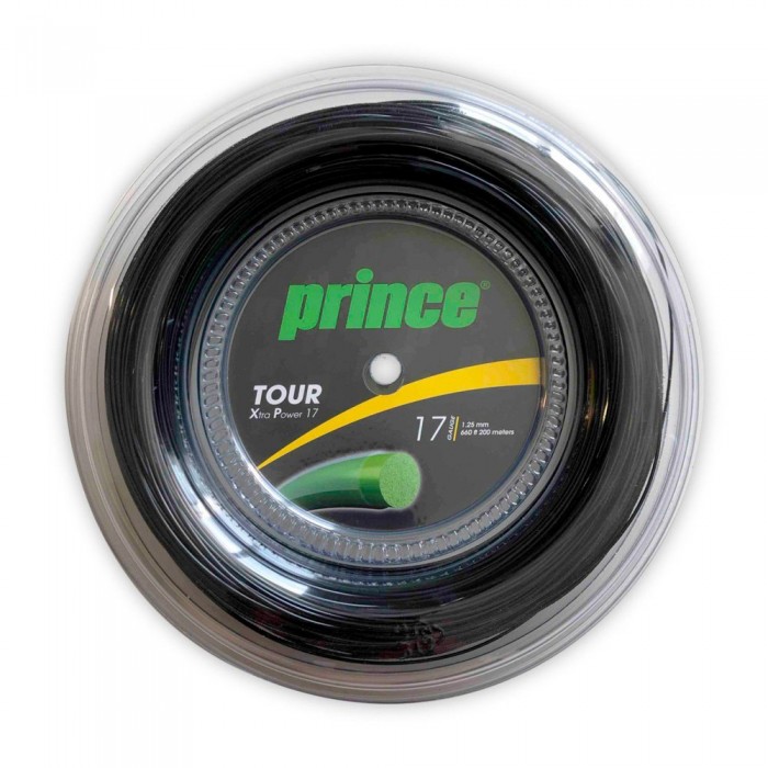 [해외]PRINCE 테니스 릴 스트링 Tour XP 200 m 12139017205 Black