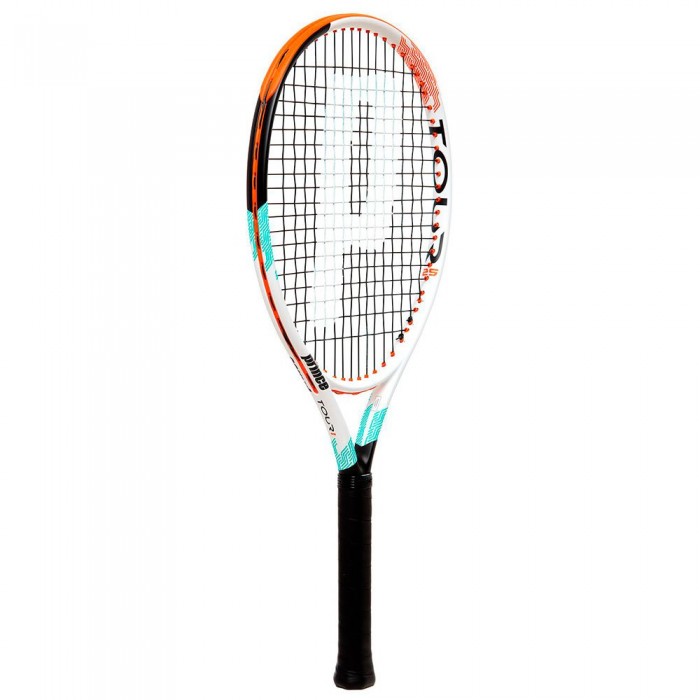 [해외]PRINCE 테니스 라켓 Tour 25 Graphite 12139655441 White / Black / Orange / Blue