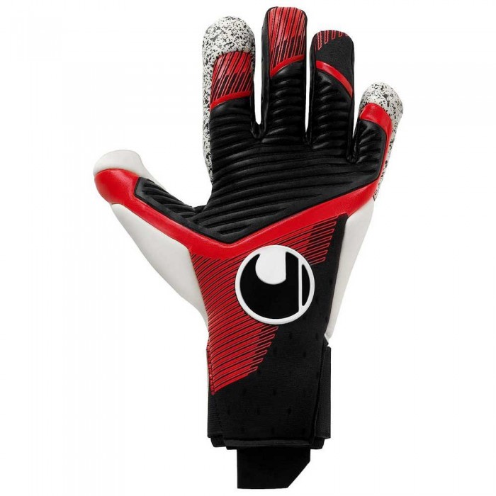 [해외]울스포츠 파워line Supergrip+ Flex HN 골키퍼 글러브 3139920130 Black / Red / White