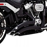 [해외]VANCE + HINES Harley Davidson FLFB 1750 ABS 소프트ail Fat Boy 107 Ref:46375 비인증된 완전 배기 시스템 9140124621 Black