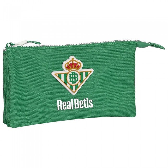 [해외]SAFTA Real Betis Balompie Triple 연필통 14139812730 Multicolor 1