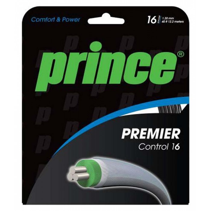 [해외]PRINCE Premier Control 200 미디엄 테니스 릴 스트링 121097204 Black