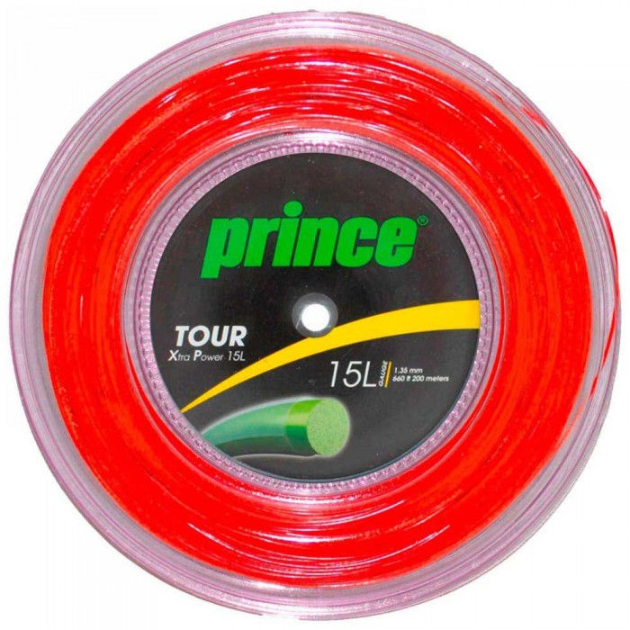 [해외]PRINCE 테니스 릴 스트링 Tour Xtra 파워 200 M 12136996803 Red