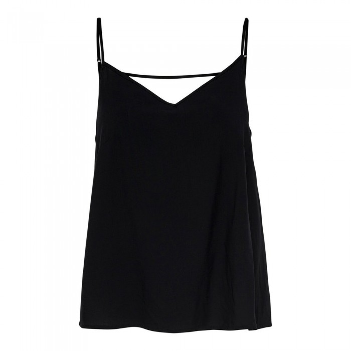 [해외]ONLY Life Paris Singlet Solid Wovens 9 티셔츠 139333360 Black