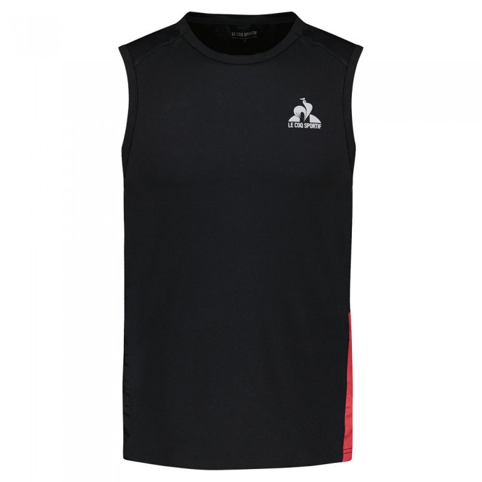 [해외]르꼬끄 민소매 티셔츠 2320841 Training Sp N°1 139974051 Black / Red