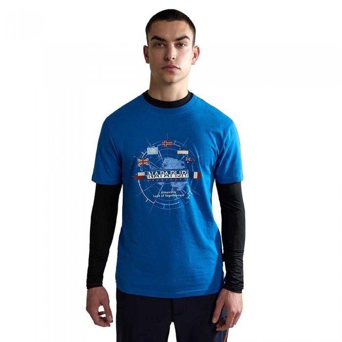 [해외]나파피리 S-Gorfou 반팔 티셔츠 140072911 Blue Classic