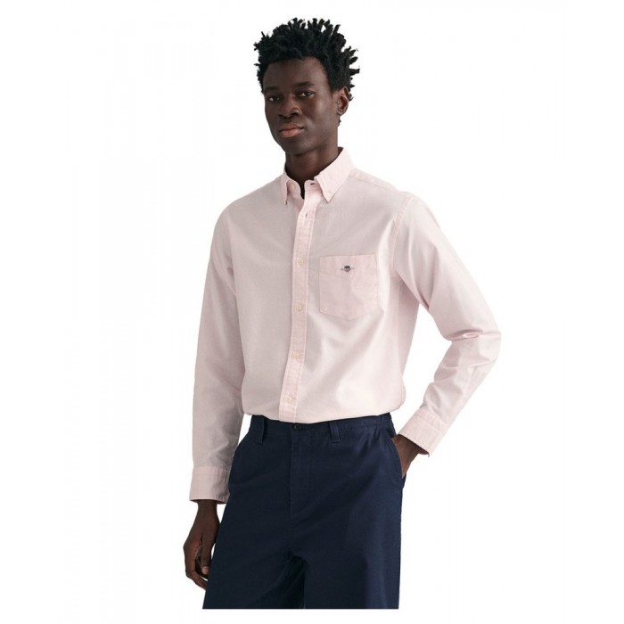 [해외]간트 Oxford Regular Fit 긴팔 셔츠 140077318 Light Pink