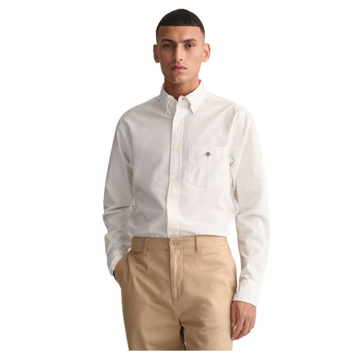 [해외]간트 Oxford Regular Fit 긴팔 셔츠 140077320 White