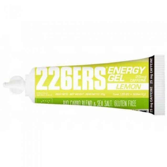 [해외]226ERS Energy Bio 25mg 25g 40 단위 카페인 레몬 에너지 젤 상자 6138250010 Green