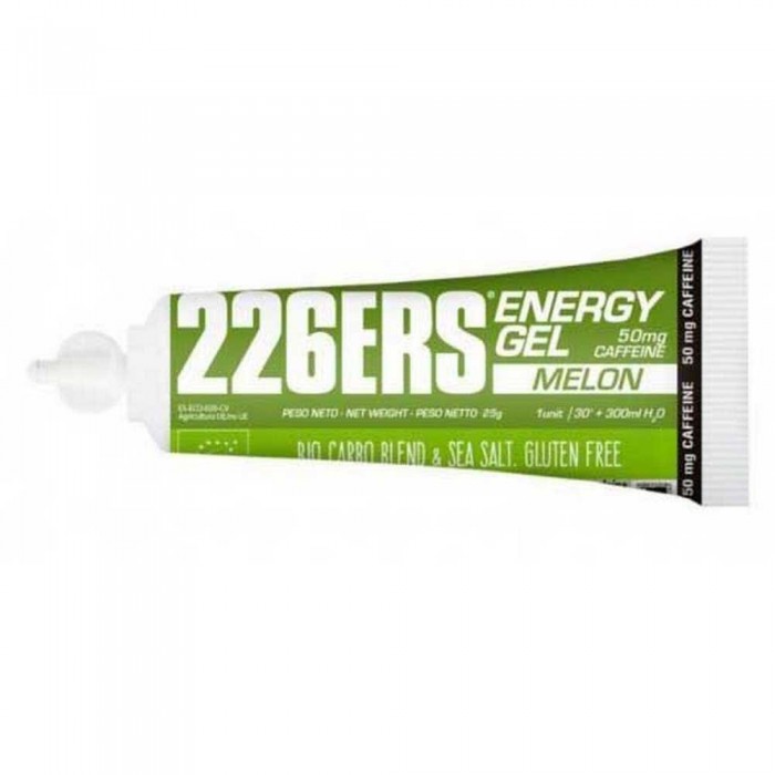 [해외]226ERS Energy Bio 25mg 25g 40 단위 카페인 멜론 에너지 젤 상자 6138250011 Green