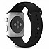 [해외]PURO 실리콘 밴드 Apple Watch 42-44 mm 3 단위 6138529457 Black
