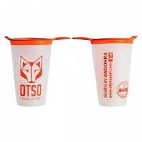 [해외]OTSO 접을 수 있는 컵 Logo 200ml 6137938163 White / Orange