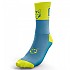 [해외]OTSO Multisport Mid 양말 6137938007 Light Blue / Fluo Yellow