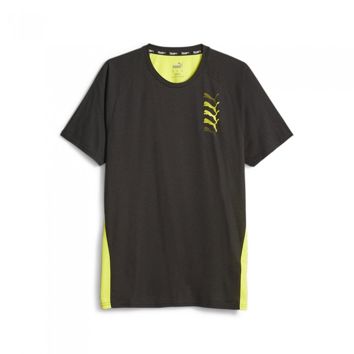 [해외]푸마 Fit Triblend Ul 반팔 티셔츠 6139910574 Black / Yellow