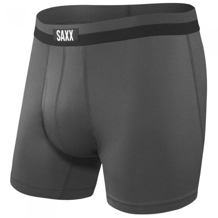 [해외]SAXX 언더웨어 Sport Mesh Fly 복서 브리프 6137146333 Graphite