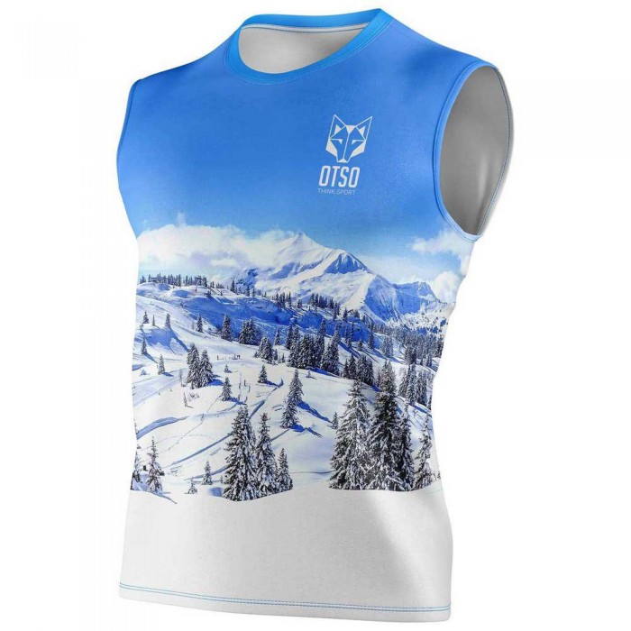 [해외]OTSO M/corta Snow Forest 민소매 티셔츠 6137938104 Snow Forest