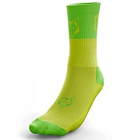 [해외]OTSO Multisport Mid 양말 7137938005 Fluo Yellow / Fluo Green