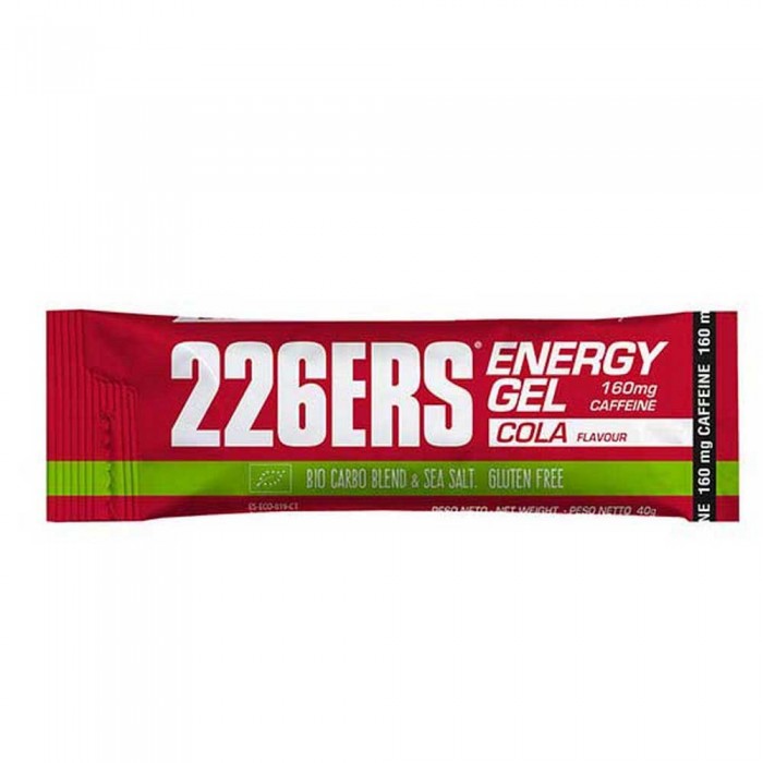 [해외]226ERS Energy Bio 160mg 40g 30 단위 카페인 콜라 에너지 젤 상자 4138250007 Red