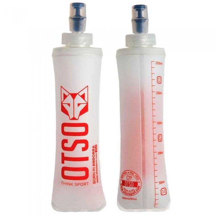 [해외]OTSO 작은 모자 Logo 250ml 소프트플라스크 4137938151 White / Orange