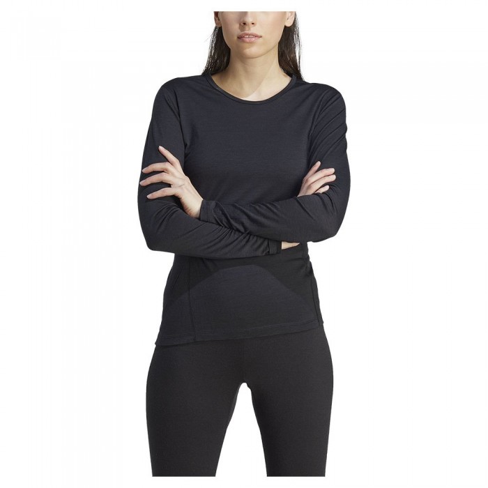 [해외]아디다스 Xperior Merino 150 Baselayer 긴팔 티셔츠 4139926033 Black