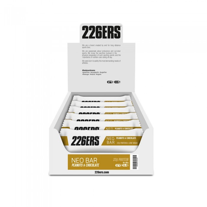 [해외]226ERS 단백질 바 상자 땅콩 및 초콜릿 Neo 22g 24 단위 14138250038
