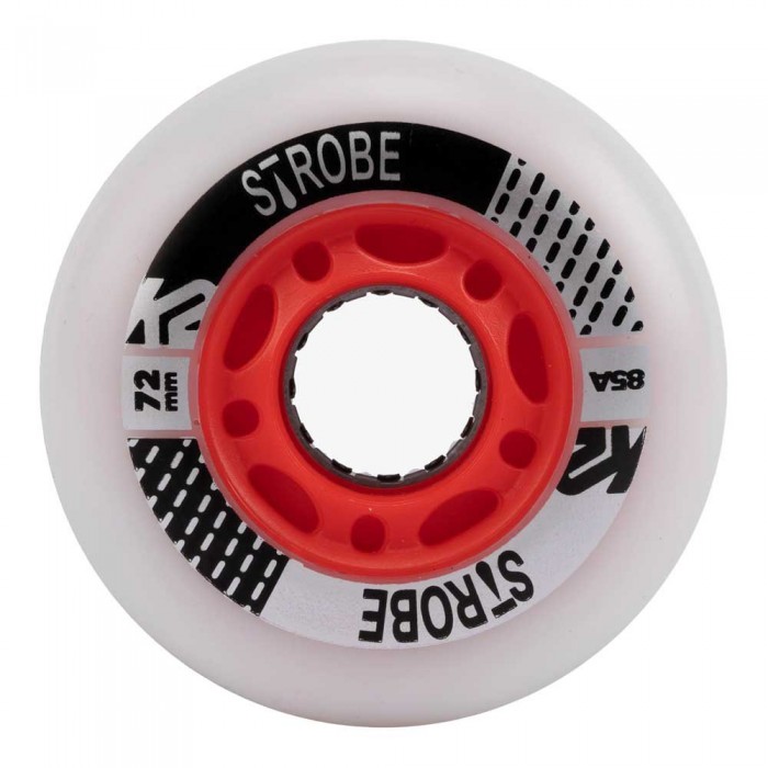 [해외]K2 스케이트 인라인 스케이트 바퀴 Strobe 2 단위 14138447887 White